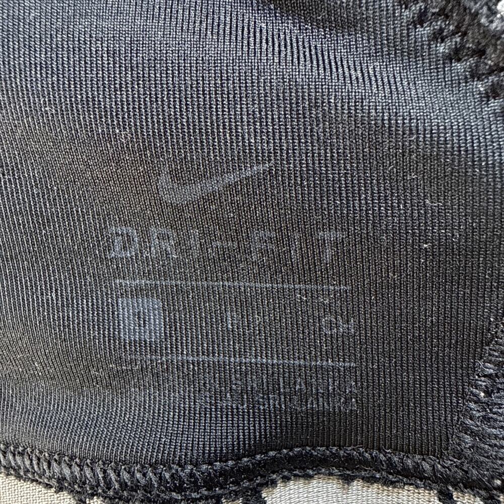 Nike Pro Dri Fit Indy Logo Strappy Sports Bra Size S Black White - Picture 6 of 6